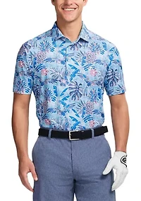 SwingFlex Elite Fashion Print Polo Shirt