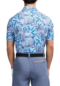 SwingFlex Elite Fashion Print Polo Shirt