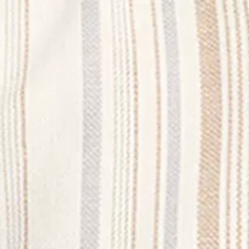 Short Sleeve Woven Saltwater Dunes Texture Stripe Shirt