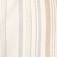 Short Sleeve Woven Saltwater Dunes Texture Stripe Shirt