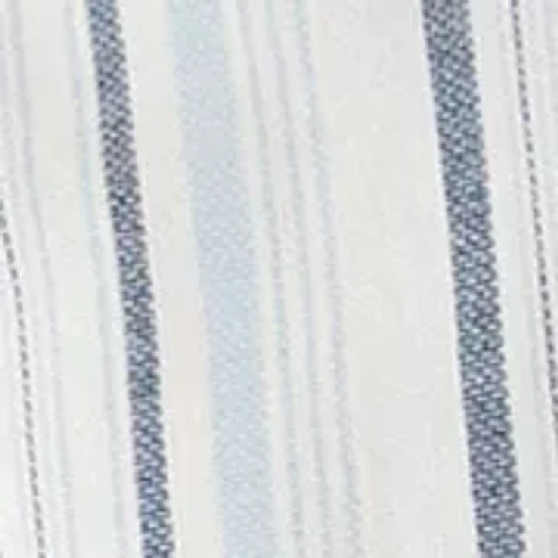Big & Tall Short Sleeve Lux Saltwater Dunes Multi Vertical Stripe Shirt