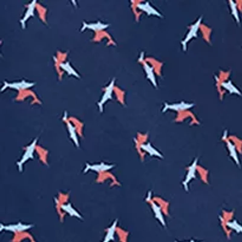 Big & Tall Short Sleeve Breeze Marlin Print Shirt
