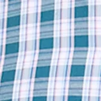 Big & Tall Short Sleeve Breeze Woven Plaid Shirt