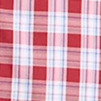 Big & Tall Short Sleeve Breeze Woven Plaid Shirt