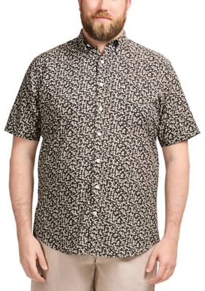Big & Tall Short Sleeve Breeze Floral Printed Woven Shirt