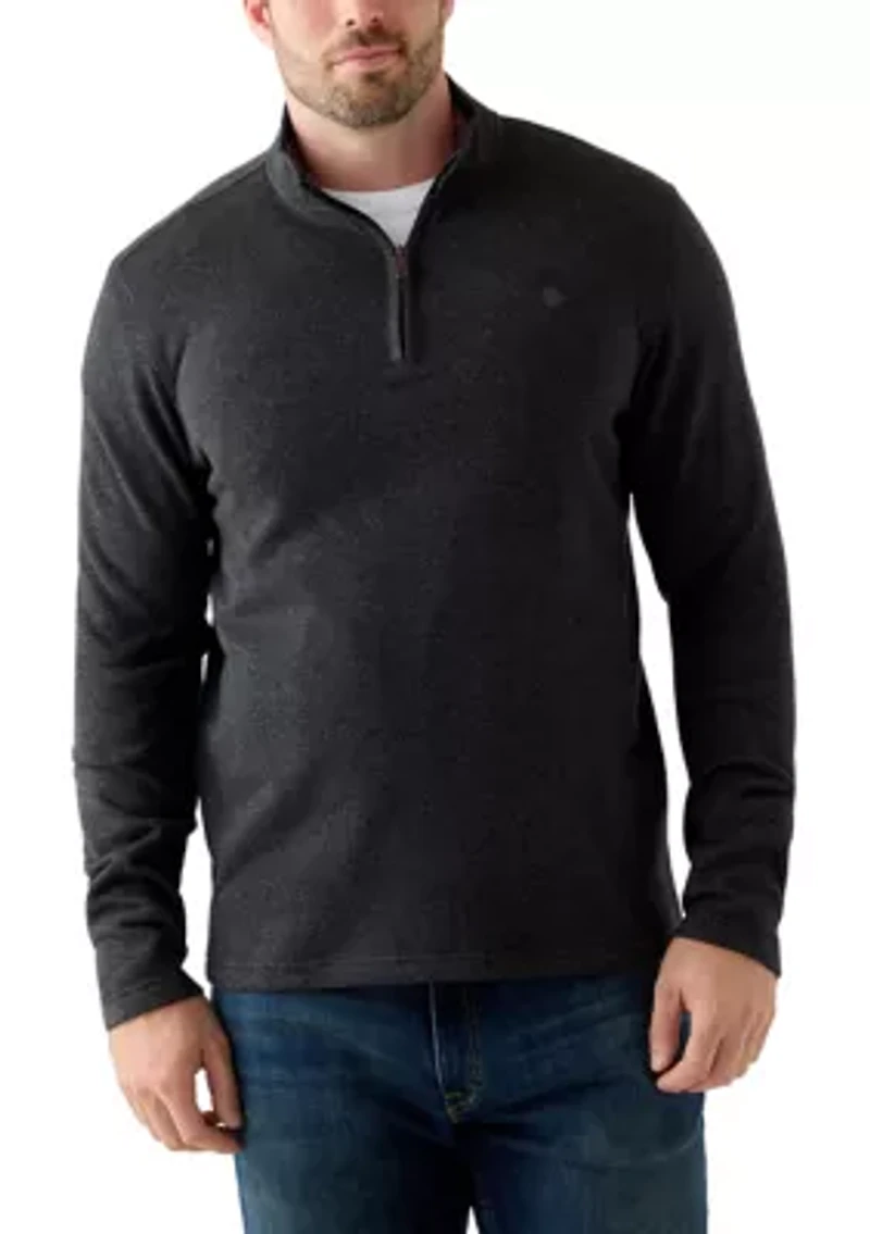 Big & Tall 1/4 Zip Fleece Sweater