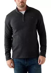 Big & Tall 1/4 Zip Fleece Sweater