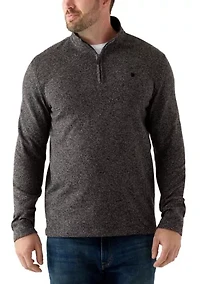 Big & Tall 1/4 Zip Fleece Sweater