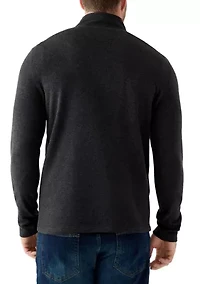 Big & Tall 1/4 Zip Fleece Sweater