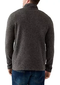 Big & Tall 1/4 Zip Fleece Sweater