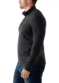 Big & Tall 1/4 Zip Fleece Sweater