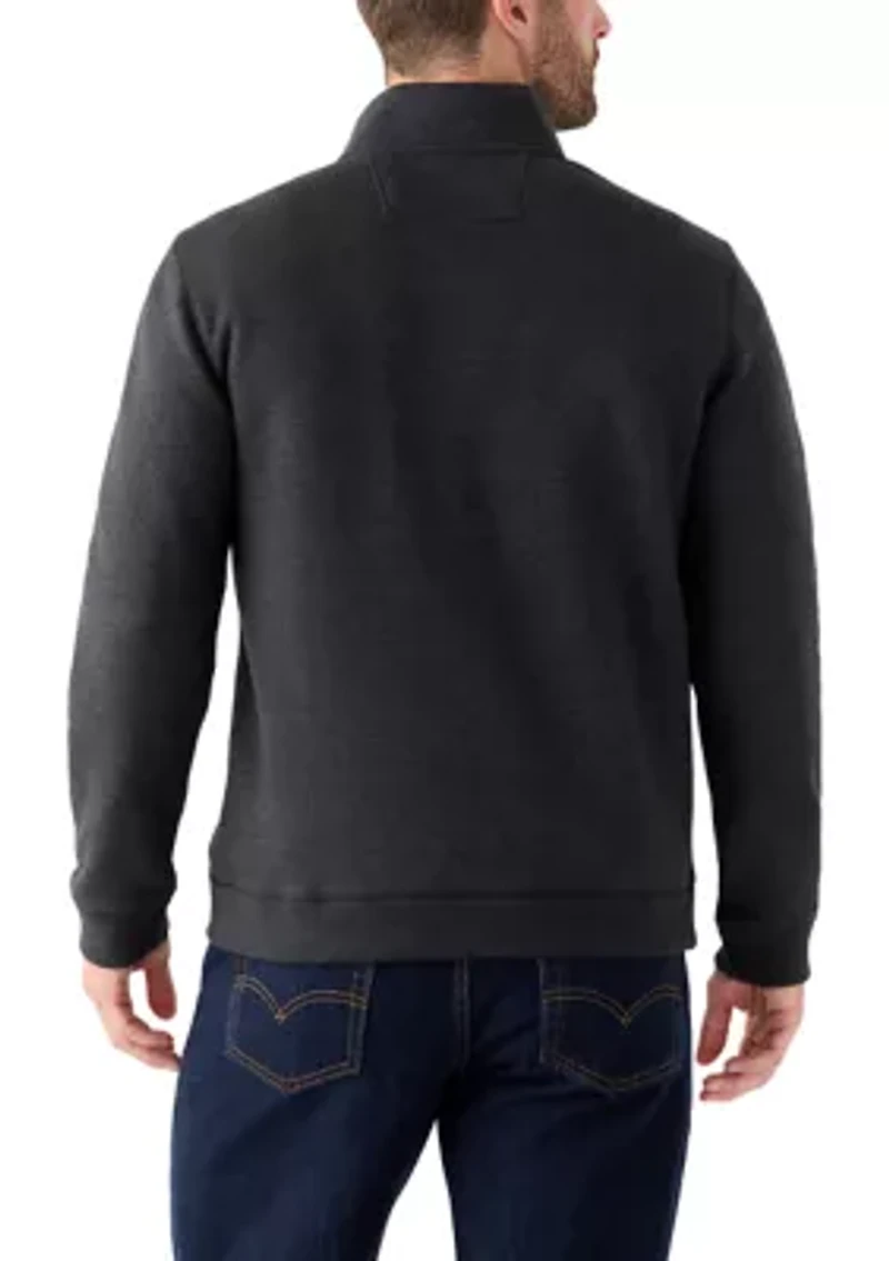 Long Sleeve Solid Quarter Zip