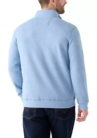 Long Sleeve Solid Quarter Zip