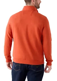 Long Sleeve Solid Quarter Zip