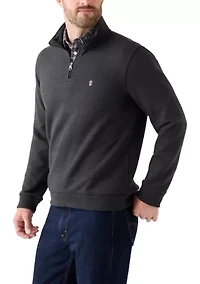 Long Sleeve Solid Quarter Zip