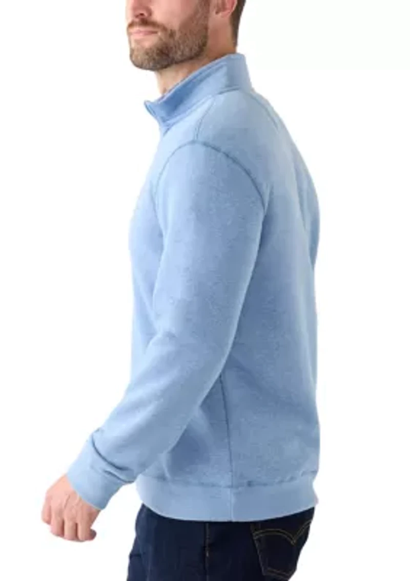 Long Sleeve Solid Quarter Zip