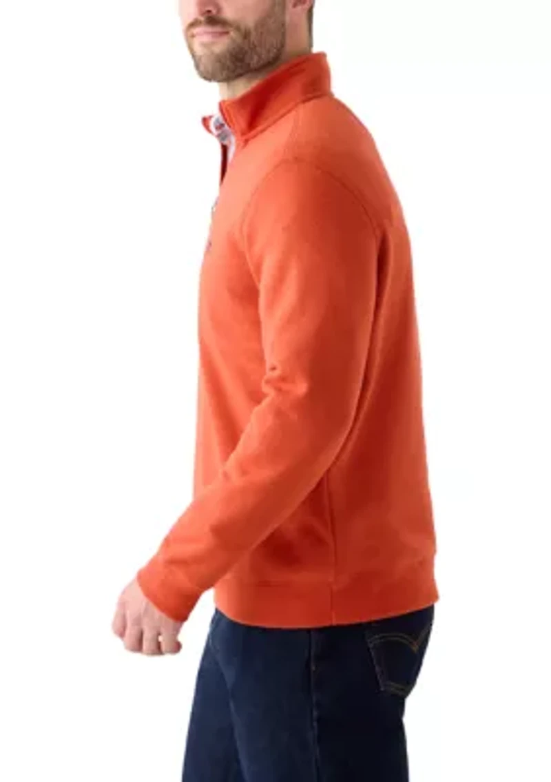 Long Sleeve Solid Quarter Zip
