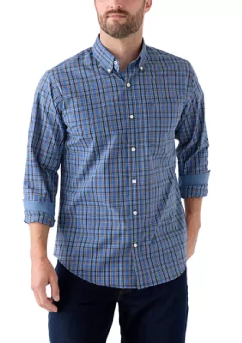 Dark Colored Plaid Shirt