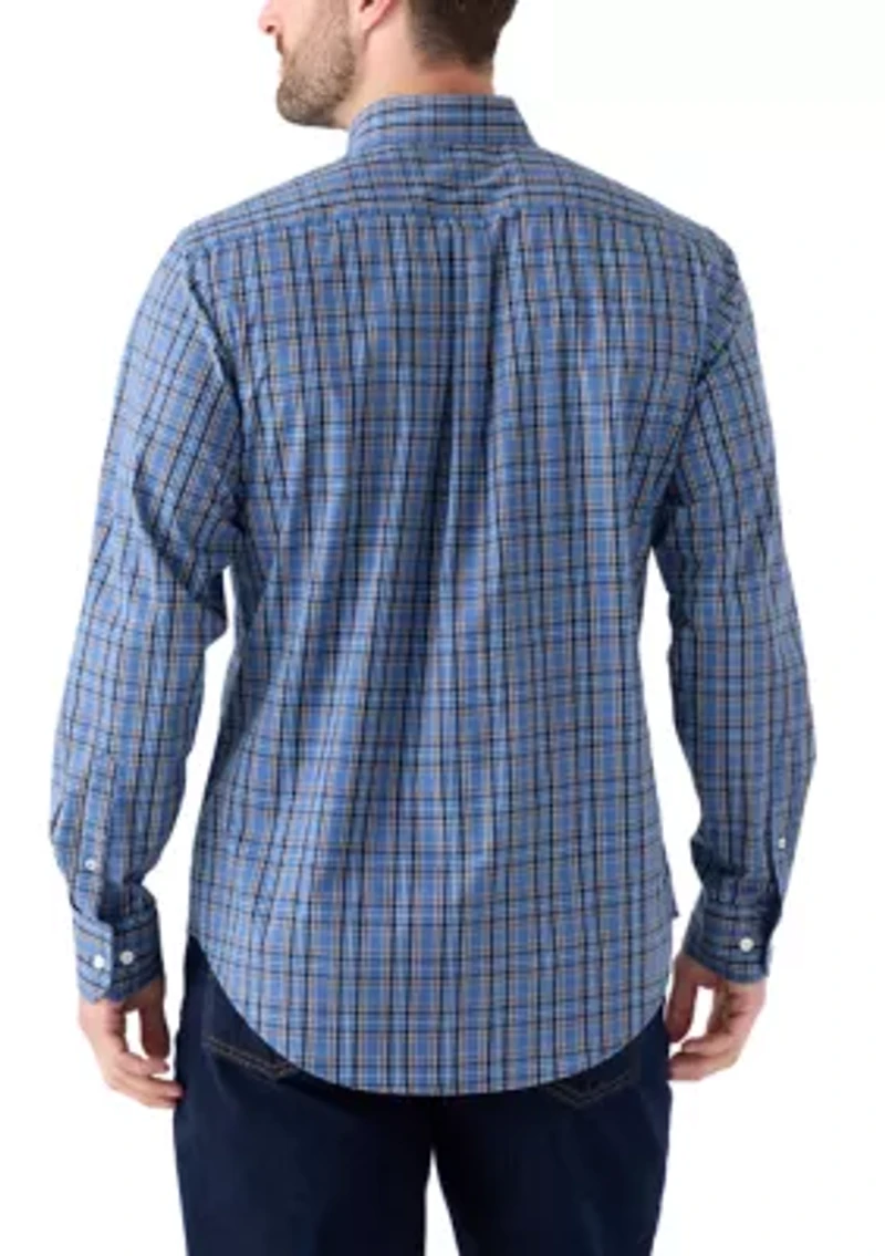 Dark Colored Plaid Shirt