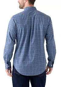 Dark Colored Plaid Shirt
