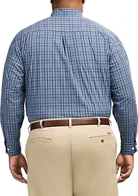 Big & Tall Performance Comfort Plaid Shirt