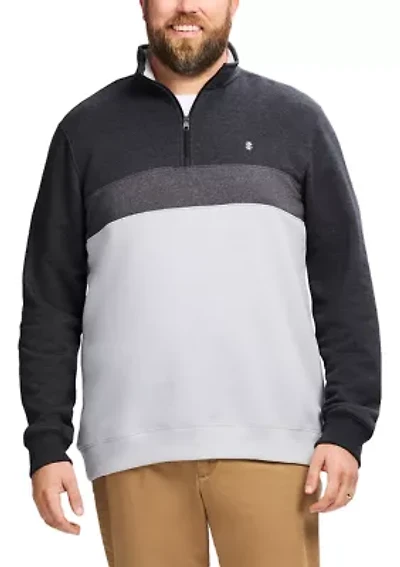 Big & Tall Advantage Performance Color Block Pullover