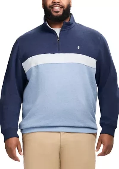 Big & Tall Advantage Performance Color Block Pullover