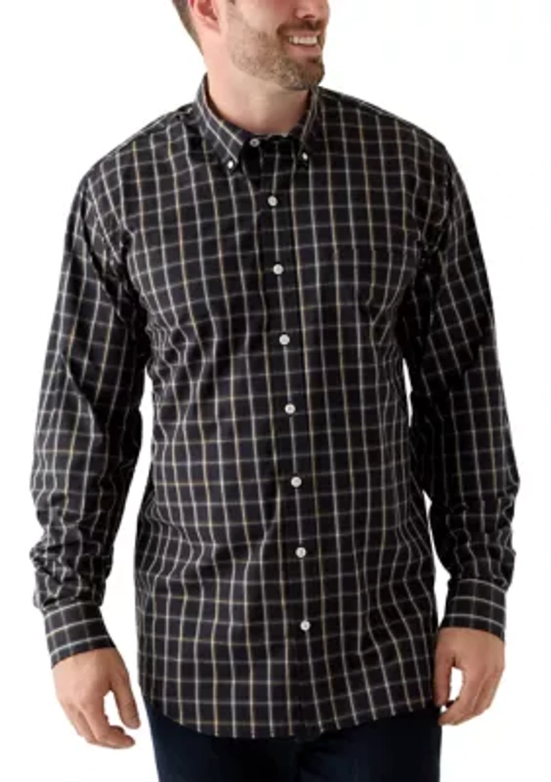 Big & Tall Performance Comfort Plaid Shirt