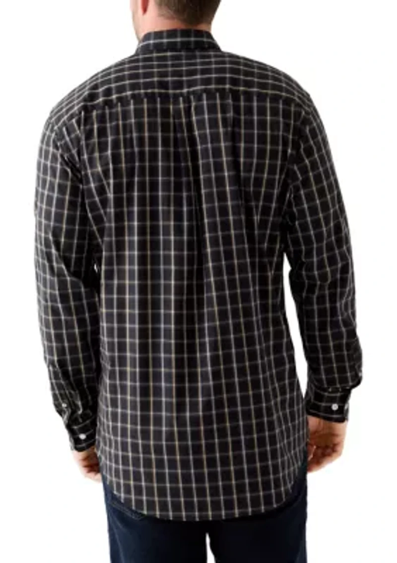 Big & Tall Performance Comfort Plaid Shirt