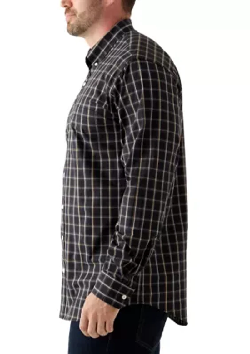 Big & Tall Performance Comfort Plaid Shirt