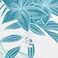 Large Leaf Print Shirt