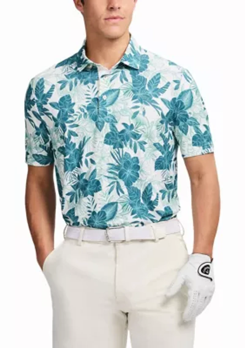 Large Leaf Print Shirt