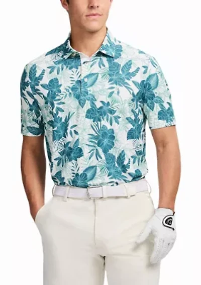 Large Leaf Print Shirt
