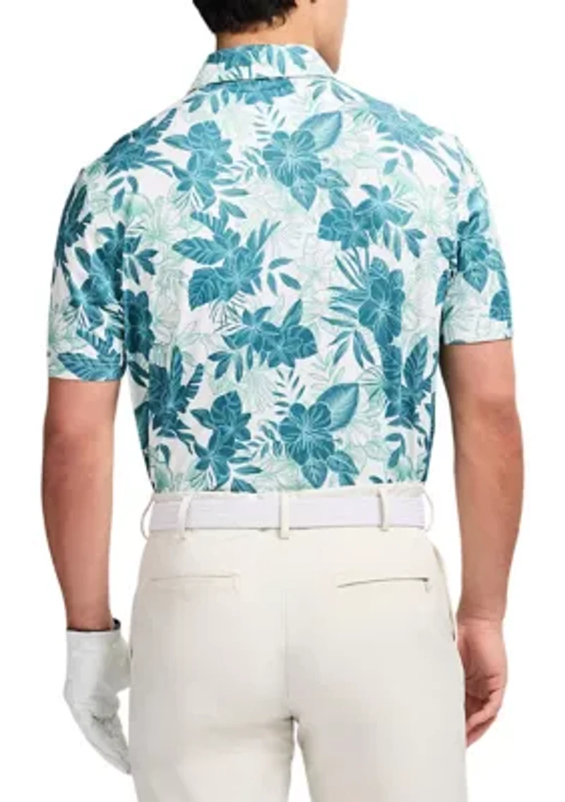 Large Leaf Print Shirt