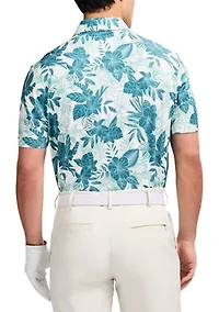 Large Leaf Print Shirt
