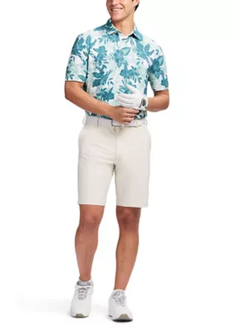 Large Leaf Print Shirt
