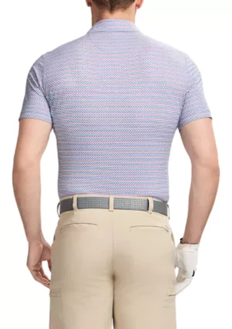 Fish Printed Polo Shirt
