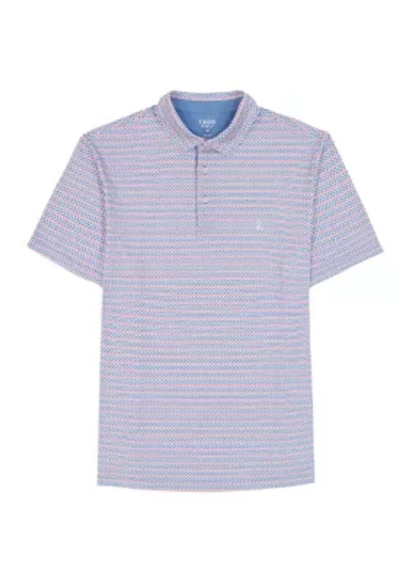 Fish Printed Polo Shirt