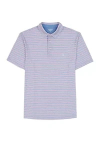 Fish Printed Polo Shirt