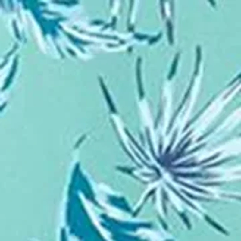 Blue Agave Print Knit Golf Polo Shirt