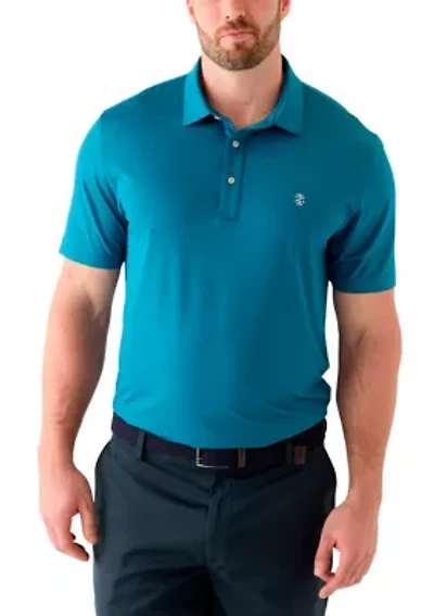 Big & Tall Short Sleeve Golf Mesh Polo Shirt