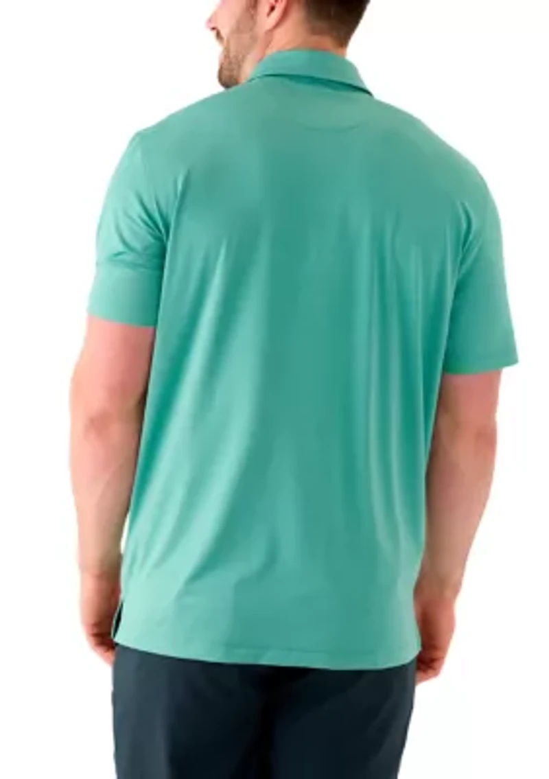 Big & Tall Short Sleeve Golf Mesh Polo Shirt