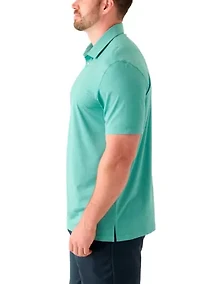 Big & Tall Short Sleeve Golf Mesh Polo Shirt