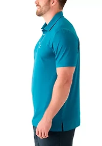Big & Tall Short Sleeve Golf Mesh Polo Shirt