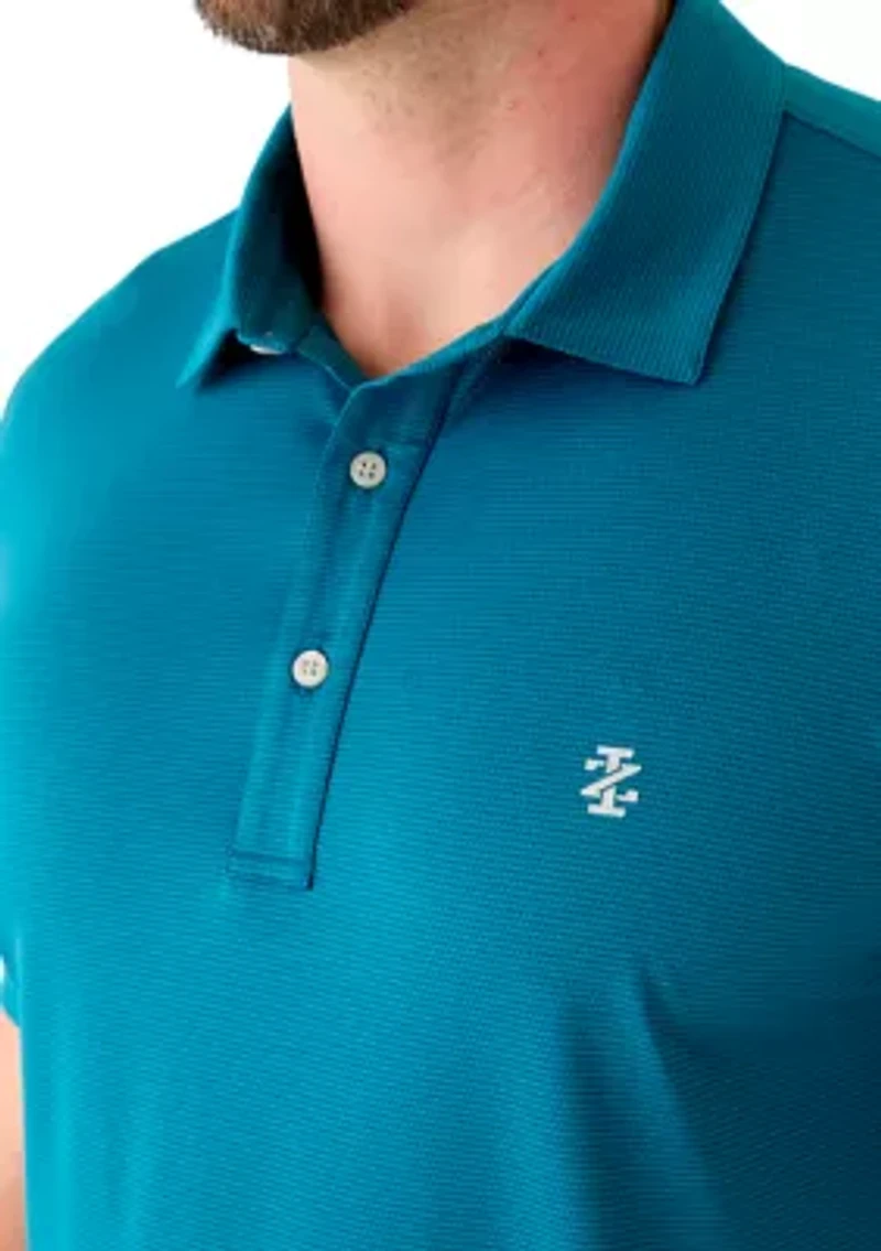 Big & Tall Short Sleeve Golf Mesh Polo Shirt