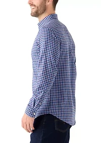 Lux Twill Printed Button Down Shirt