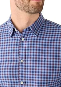 Lux Twill Printed Button Down Shirt