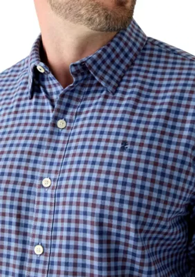 Big & Tall Lux Twill Button Down Shirt