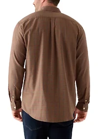 Big & Tall Lux Twill Long Sleeve Button Down Shirt
