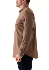 Big & Tall Lux Twill Long Sleeve Button Down Shirt